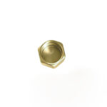 Light Brushed Brass Outlet Stop Cap for LBG001.ST