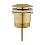 Light Brushed Brass Pop Up Waste Universal
