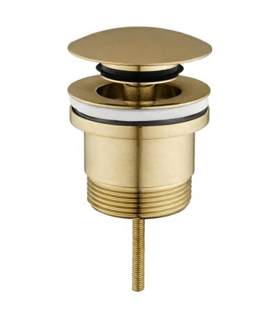 Light Brushed Brass Pop Up Waste Universal