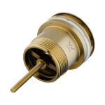 Light Brushed Brass Pop Up Waste Universal
