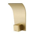 Light Brushed Brass Spout