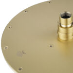 250mm Light Brushed Brass Shower Head