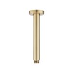 200mm Light Brushed Brass Ceiling Shower Arm