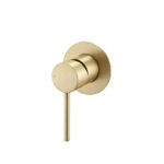 LUCID PIN Light Brushed Brass Wall Mixer Trim Kit Only (match CLPM)