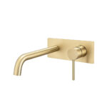 LUCID PIN Series Light Brushed Brass Spout Mixer Trim Kit Only (match CLPS)