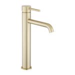LUCID PIN - Light Brushed Brass Tall Basin Mixer