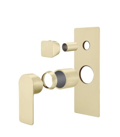 VOG Series Light Brushed Brass Diverter Mixer Trim Kit (match CLPD)