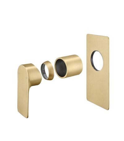 VOG Series Light Brushed Brass Wall Mixer Trim Kit (match CLPM)