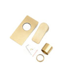 VOG Series Light Brushed Brass Wall Mixer Trim Kit (match CLPM)