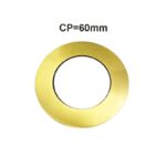 Light Brushed Brass Cover Plate 60mm