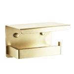 IVANO Series Light Brushed Brass Toilet Paper Holder