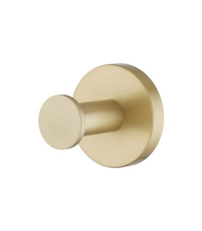 LUCID PIN - Light Brushed Brass Robe Hook
