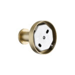 LUCID PIN - Light Brushed Brass Robe Hook