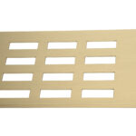 LUCID PIN Series Light Brushed Brass Stainless Steel Towel Shelf