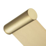 LUCID PIN Series Light Brushed Brass Stainless Steel Towel Shelf