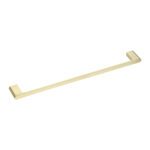 VOG Series Light Brushed Brass Single Towel Rail 600mm