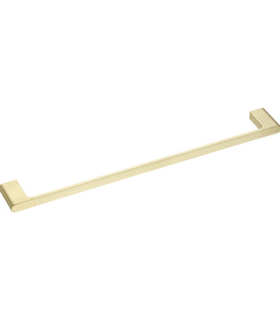 VOG Series Light Brushed Brass Single Towel Rail 600mm