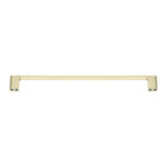 VOG Series Light Brushed Brass Single Towel Rail 600mm