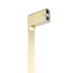 VOG - 800mm Light Brushed Brass Single Towel Rail