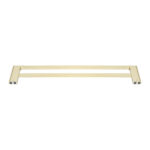 VOG - 800mm Light Brushed Brass Double Towel Rail