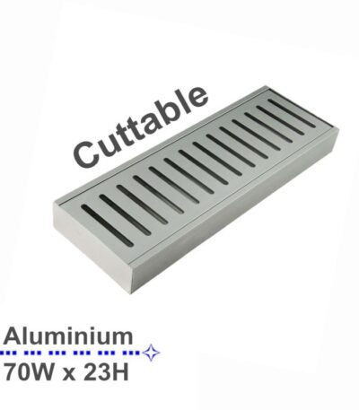100x70x23mm Chrome Floor Grate