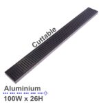 100x100x26mm Black Floor Grate