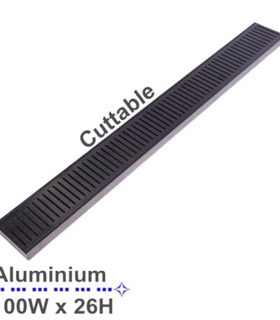 100x100x26mm Black Floor Grate