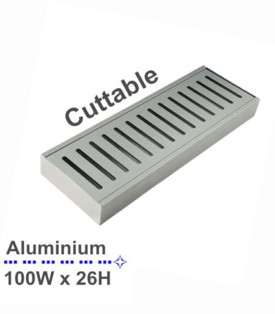 100x100x26mm Chrome Floor Grate