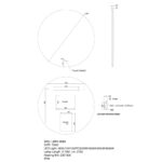 900mm LED Mirror