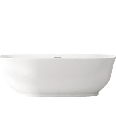 LIBRA Series 1700*800*580mm Gloss White Freestanding Acrylic Bathtub