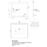 900x750mm Bluetooth LED Mirror