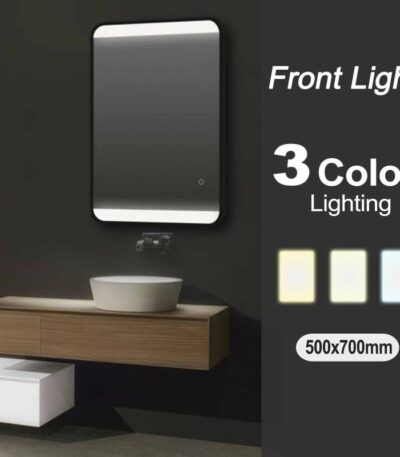 500x700mm Framed LED Mirror