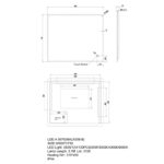 900x750mm LED Mirror