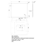 900x750mm LED Mirror