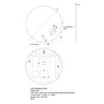900mm LED Mirror