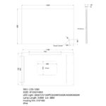 1200x800mm LED Mirror