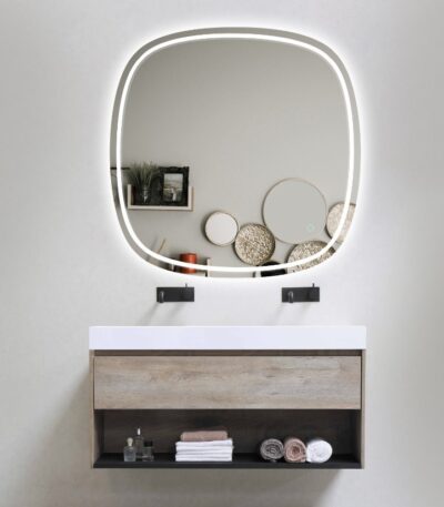 750x750mm LED Mirror