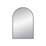 600x900x21.5mm Matte Black Framed Mirror