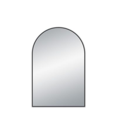 600x900x21.5mm Matte Black Framed Mirror