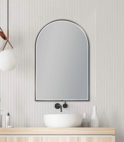 600x900mm Gunmetal Framed LED Mirror
