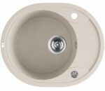 470x580x198mm Beige Granite Single Bowl Kitchen Sink