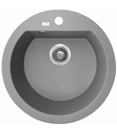 510x205mm Grey Granite Single Bowl Kitchen Sink