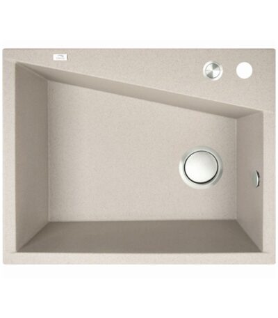 480x600x227mm Beige Granite Single Bowl Kitchen Sink