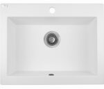 490x580x220mm White Granite Single Bowl Kitchen Sink