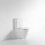 LONDON 620*370*820mm Gloss White Rimless Flushing Back to Wall Two-piece Toilet Suite