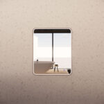 900*750mm Brushed Copper Framed Rectangle LED Mirror