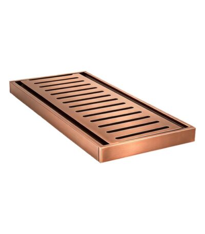 100x100x14mm Bronze Ezy Flow Floor Grate