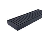 100x100x21mm Brushed Black Ezy Flow Floor Grate