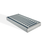 100x100x21mm Gunmetal Ezy Flow Floor Grate