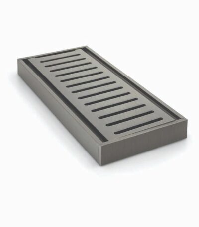 100x100x21mm Gunmetal Ezy Flow Floor Grate